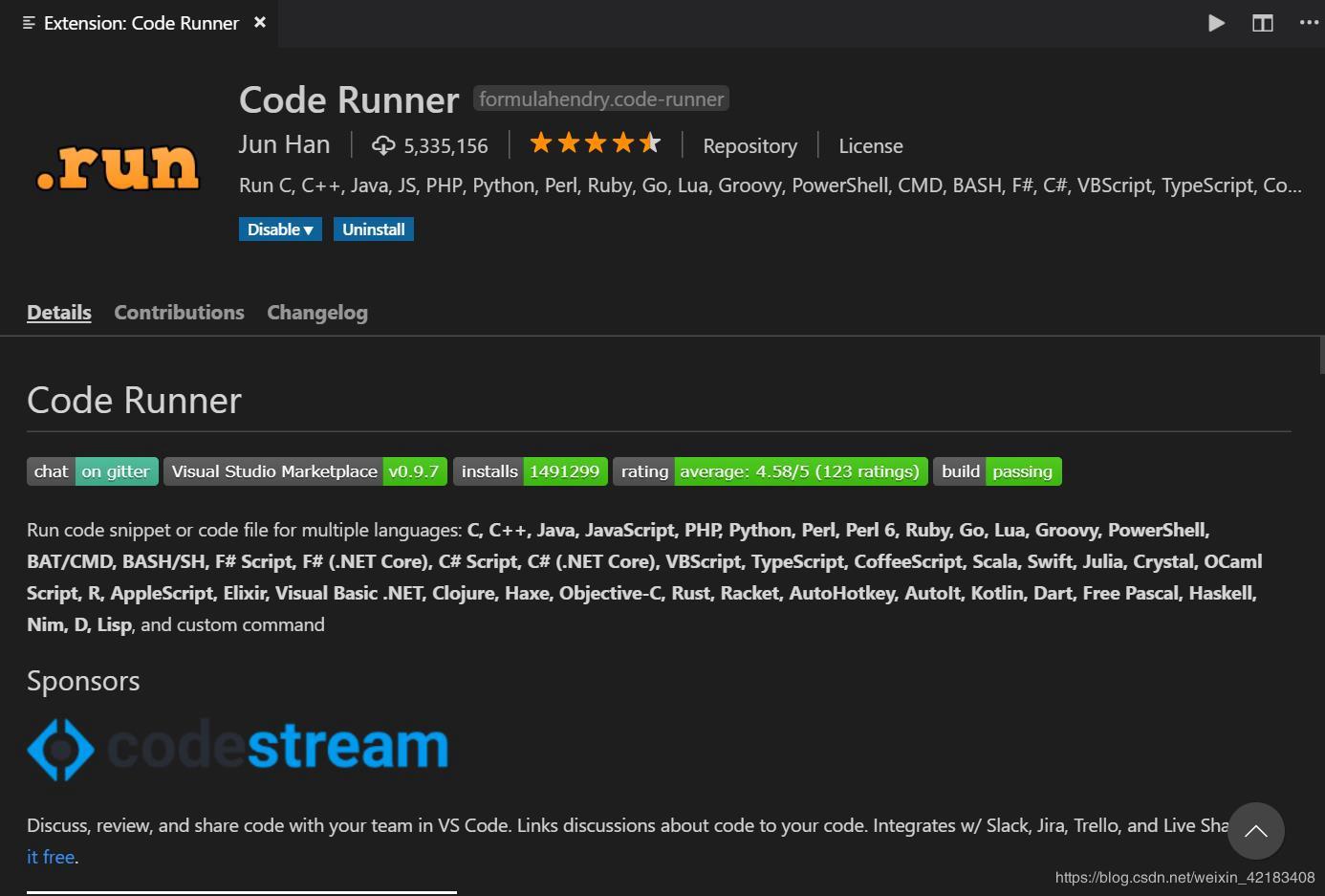 compiling and running c code in coderunner